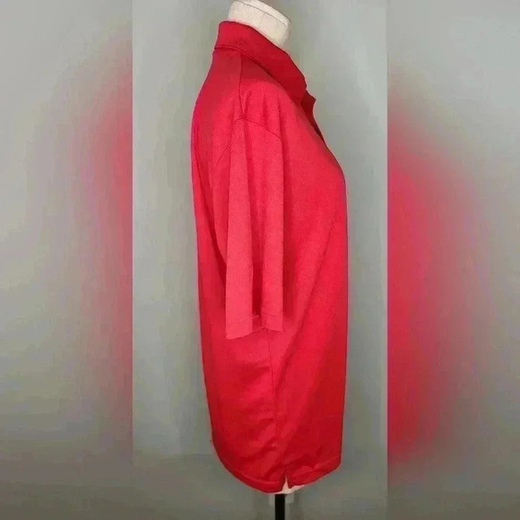 Champion Men's OSU Ohio State Red Polo Size Medium Buckeyes - Picture 6 of 7